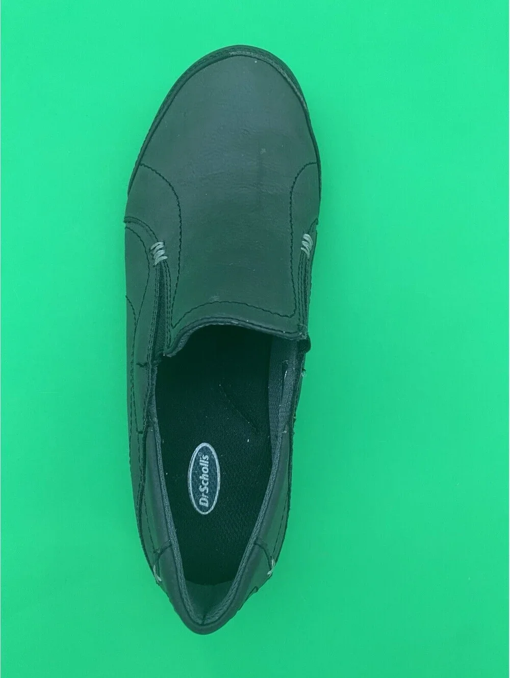 Dr. Scholl's Women's Size 7M Black Hadley Faux Leather Slip-On Comfort Shoes